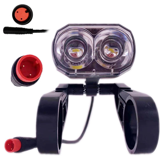 Headlight for Electric Bicycle Durable Front Light 2 pins