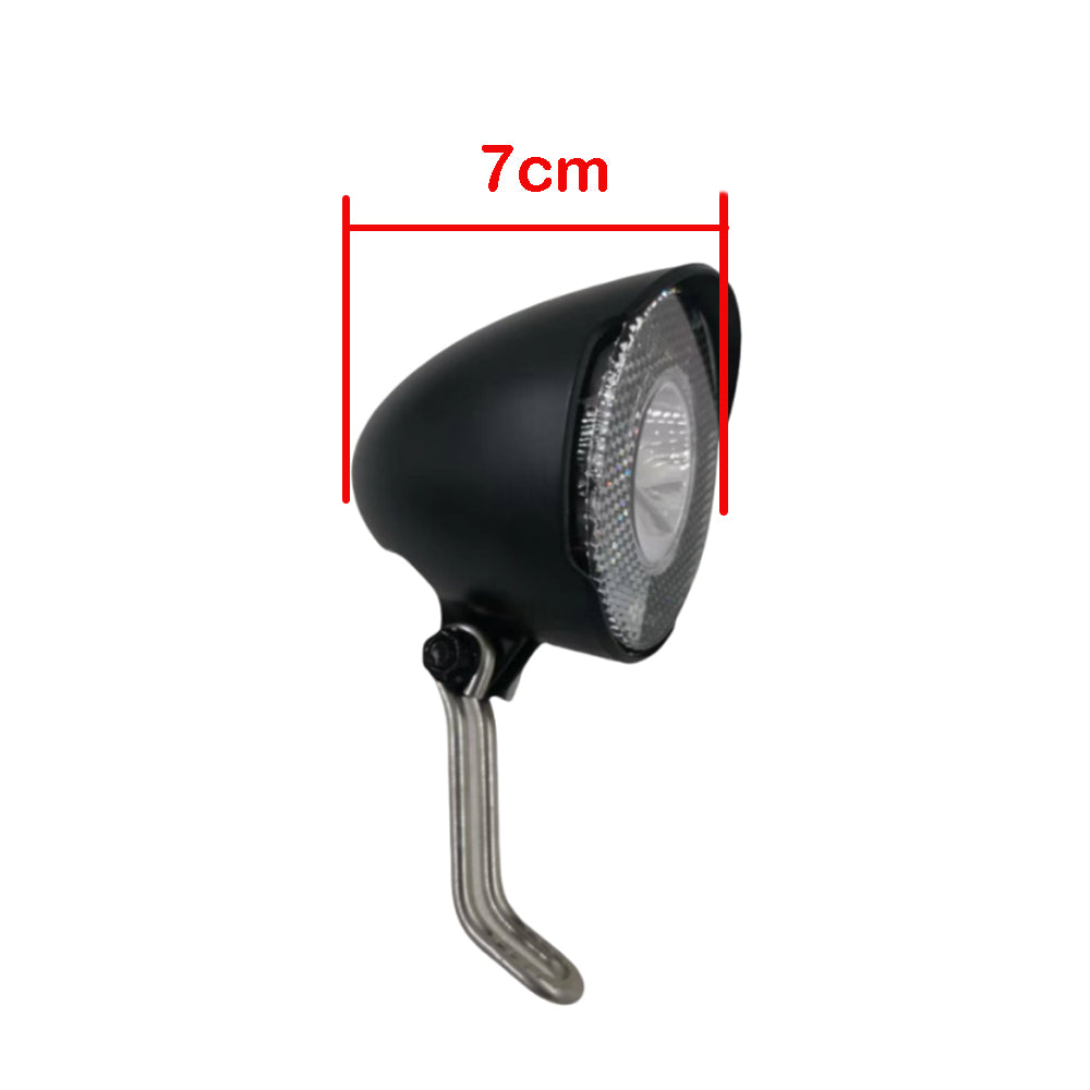 Ebike LED Headlight 6-48V Electric Bike Front Light Ultra Bright Waterproof 2pin