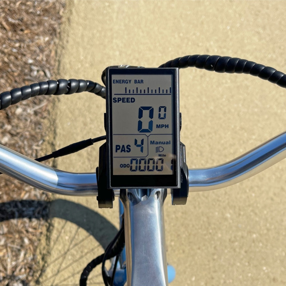 Nulkomma Blix Ebike LCD Display Meter 48V Ebike Speed Control Panel