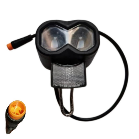 Nulkomma Ebike LED Light Ebike Headlight LED Front Light for Night Riding LED Light for Electric Bike Scooter