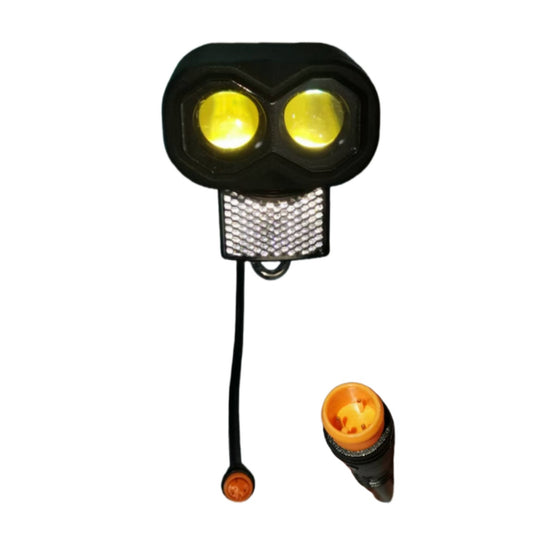 Nulkomma Ebike LED Light, Ebike Headlight, LED Front Light for Night Riding