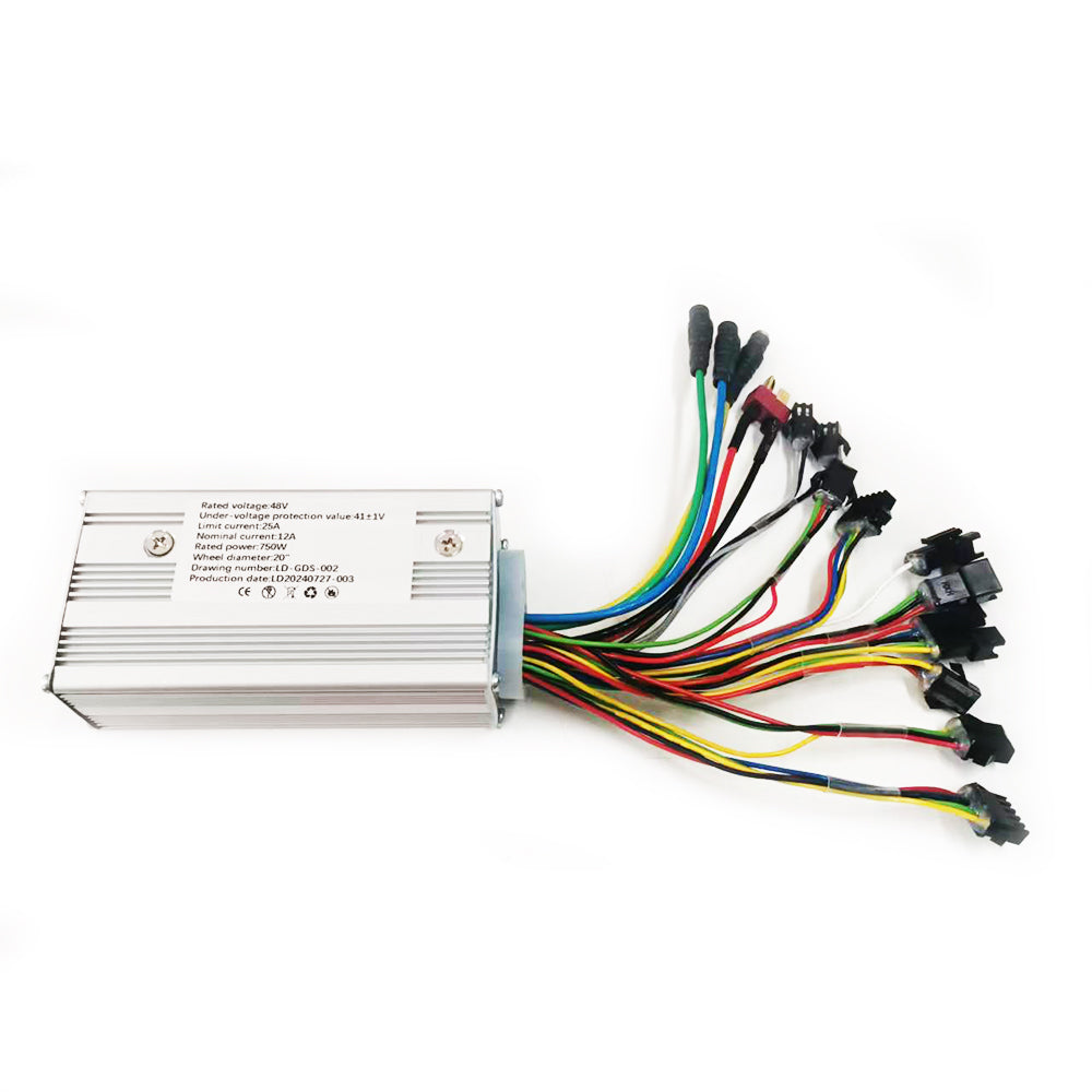 LD-GDS-002 Brushless Motor Controller 48V 25A 750W Controller for Ebike 20''