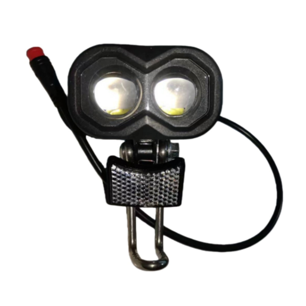Nulkomma Ebike LED Light, Ebike Headlight, LED Front Light for Night Riding