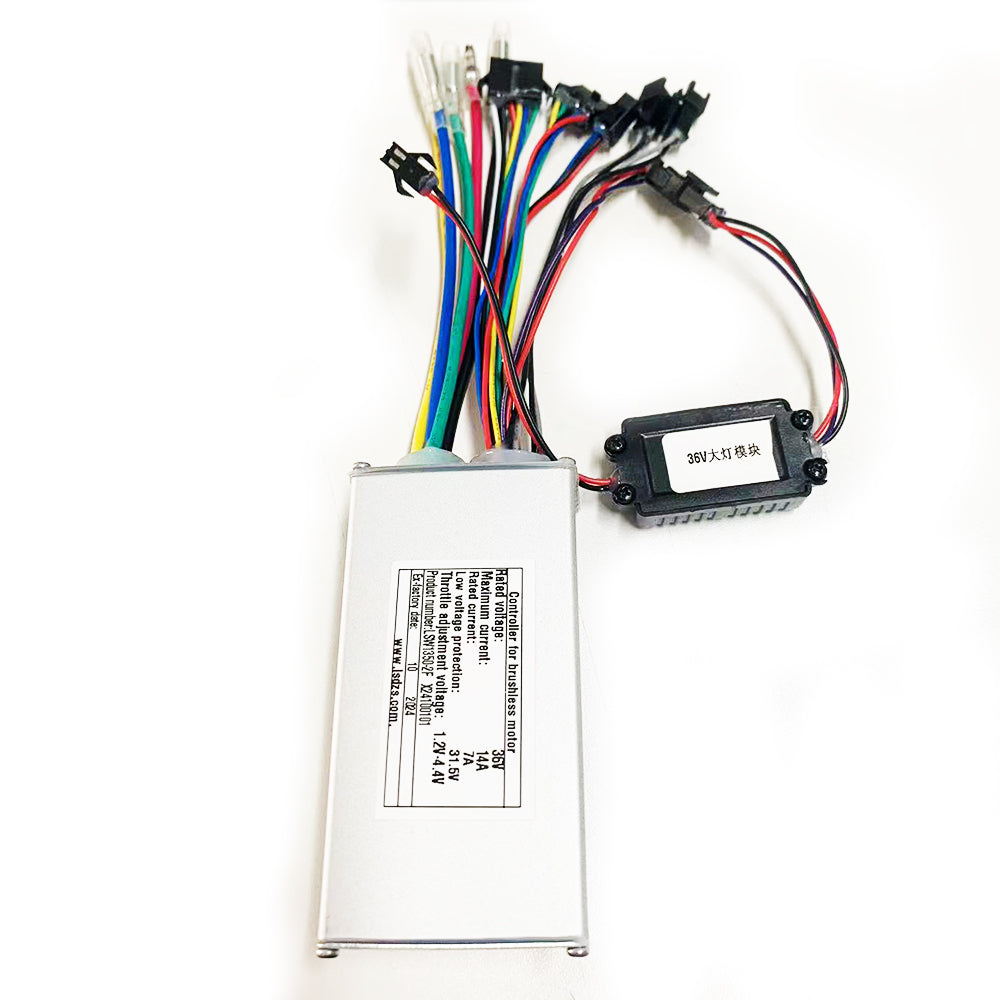 LSW1350-2F Brushless Motor Controller DC36V 14A Ebike Controller for Cycling Computer Display