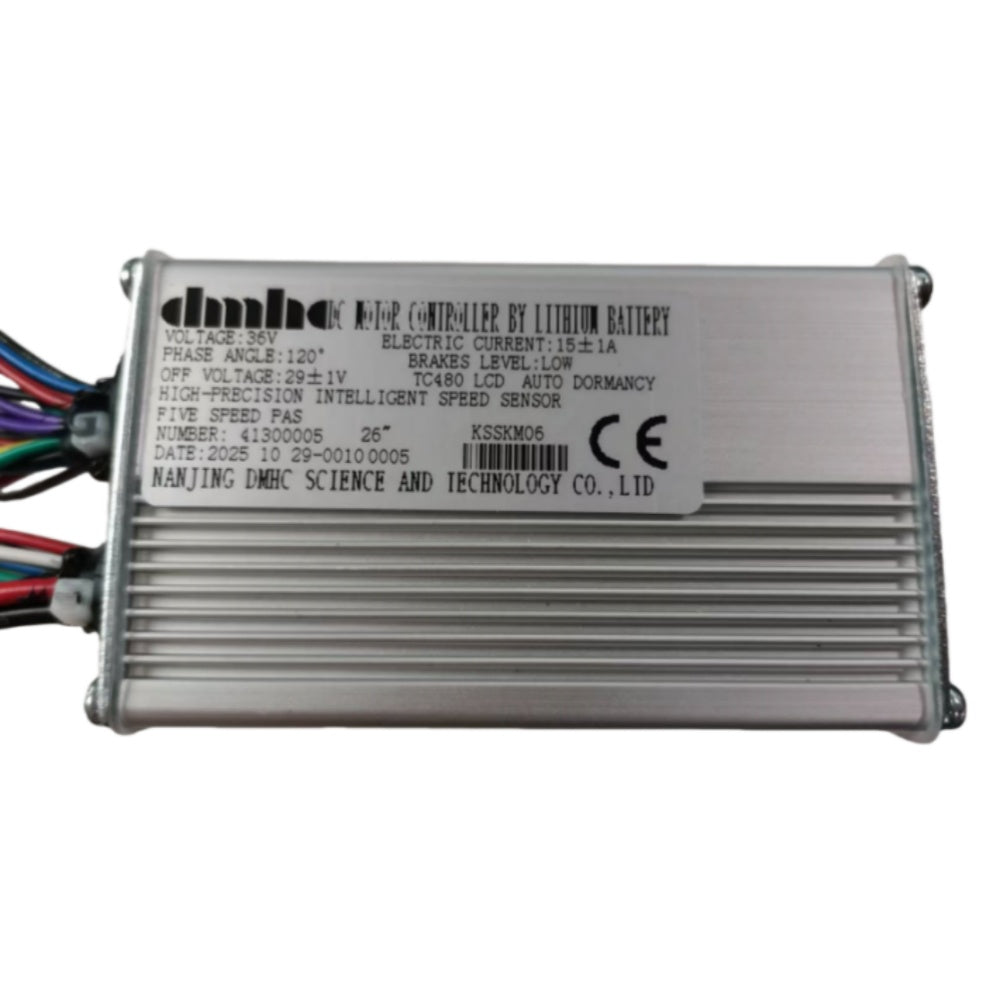 Nulkomma KSSKM06 DMHC Brushless Motor Controller 36V 15A Ebike Controller for 26'' Electric Bicycle TC480 LCD Display