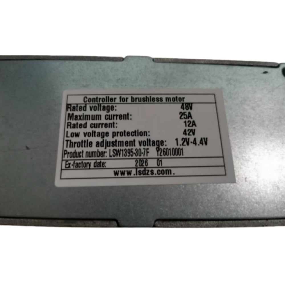 Nulkomma Brushless Motor Controller LSW1395-30-7F Ebike Controller 48V 25A