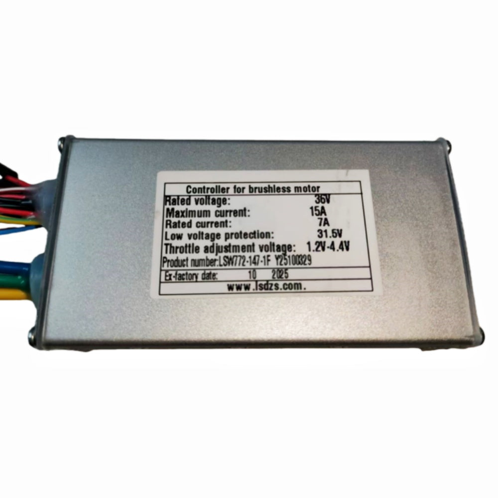 Nulkomma LSW772-147-1F Brushless Motor Controller 36V 15A Ebike Controller