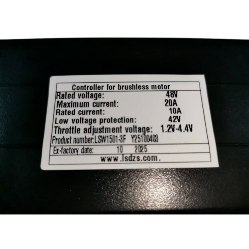 Nulkomma LSW1501-3F Brushless Motor Controller 48V 20A Ebike Controller