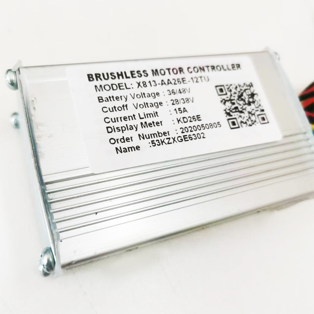 X813-AA26E-12TU Brushless Motor Controller 36/48V Ebike Controller for KD26E