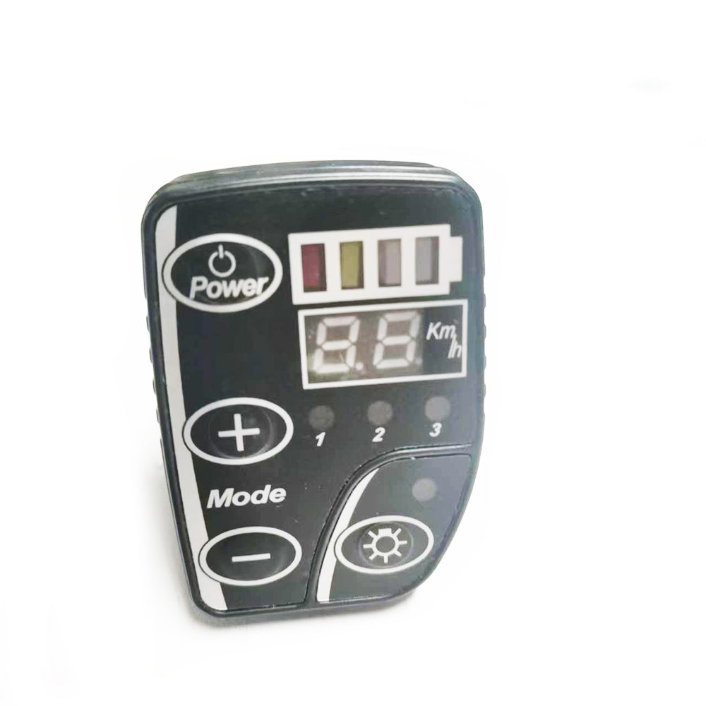 Electric Bike LED Display Meter 36V Waterproof 6-pin Male Connector