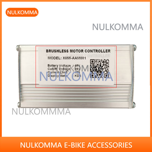 NULKOMMA 48V 18A Brushless Motor Controller X055-AAM001 Electric Bicycle Scooter Speed Controller with KDS Protocol Display
