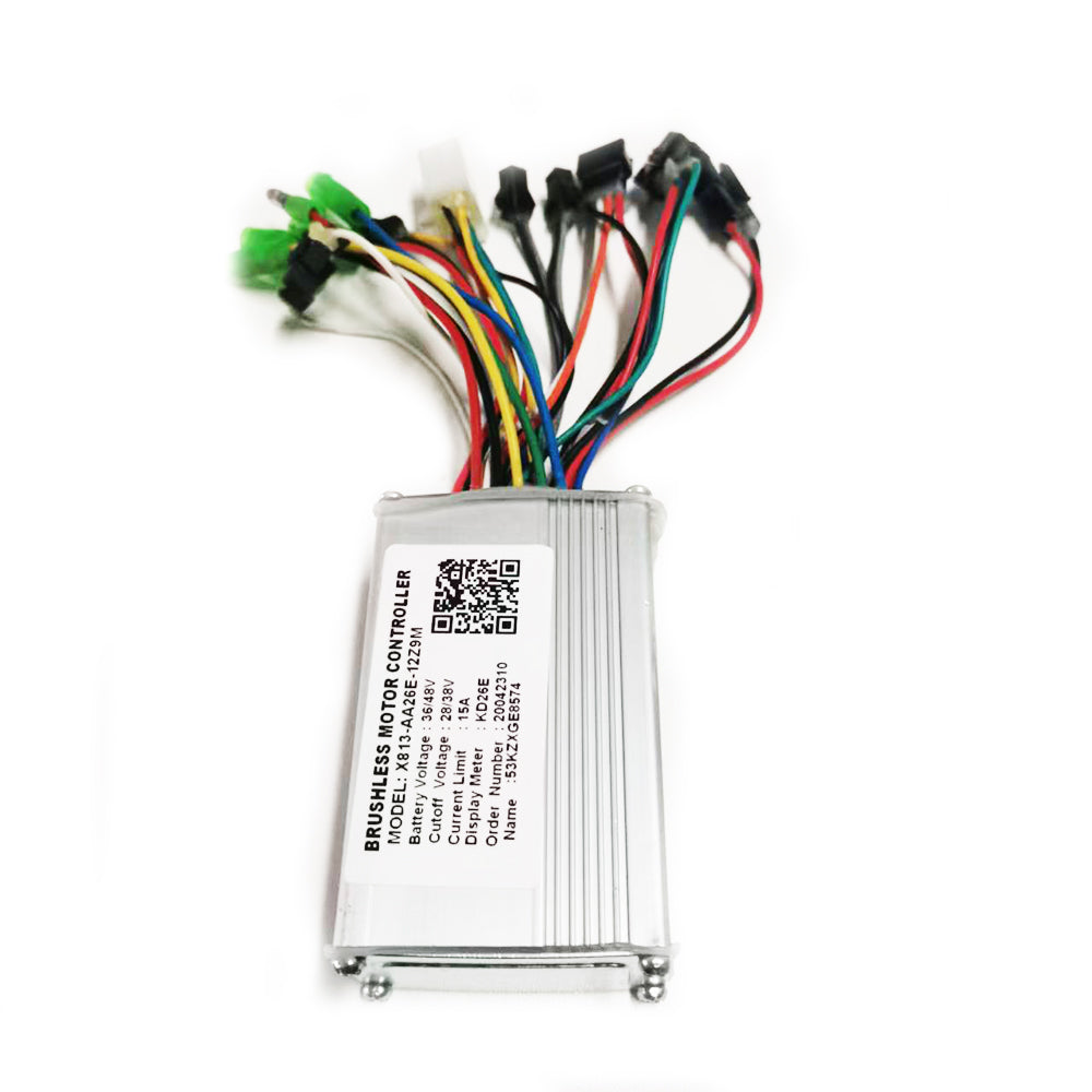 X813-AA26E-12Z9M Brushless Motor Controller 36/48V 15A Ebike Controller for KD26E