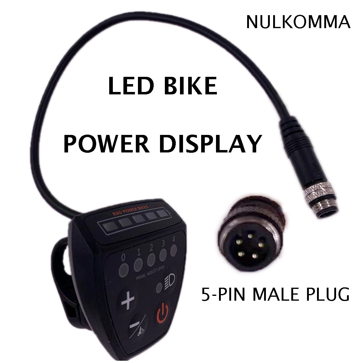 RAD Electric Bike LED Display 48V 5Pin