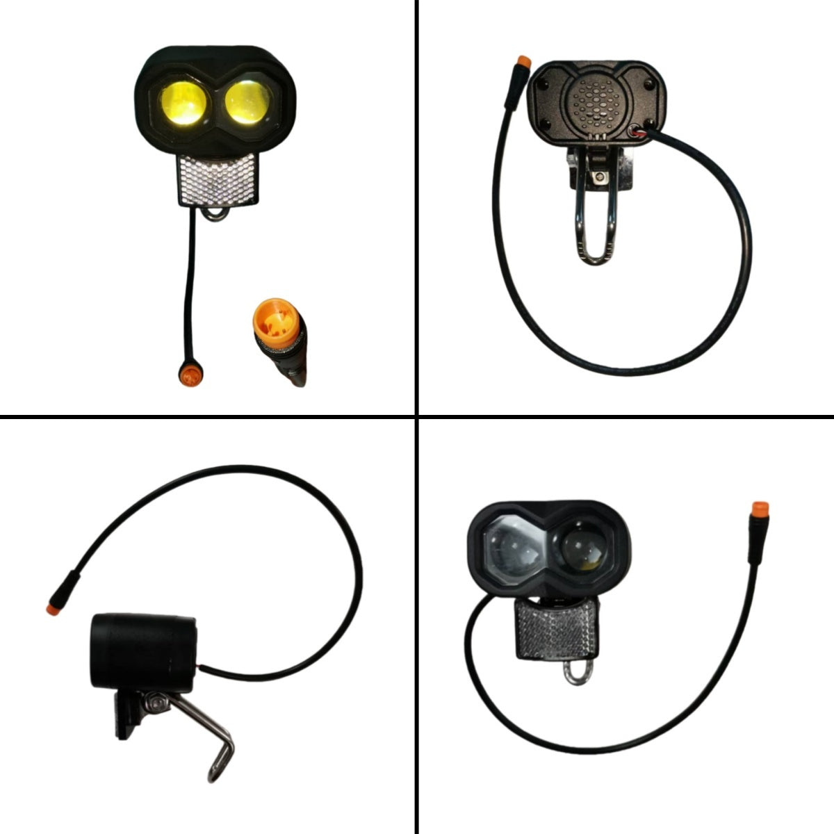 Nulkomma Ebike LED Light Ebike Headlight LED Front Light for Night Riding LED Light for Electric Bike Scooter