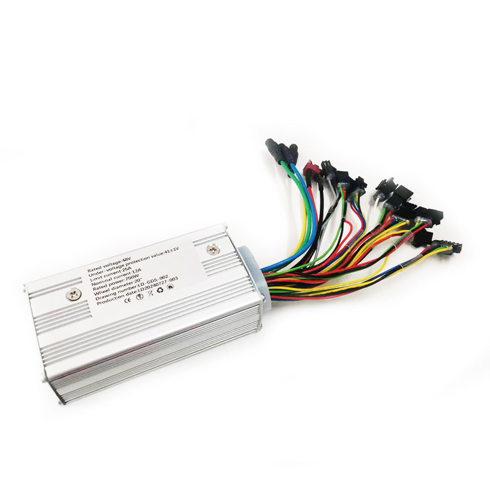 LD-GDS-002 Brushless Motor Controller 48V 25A 750W Controller for Ebike 20''