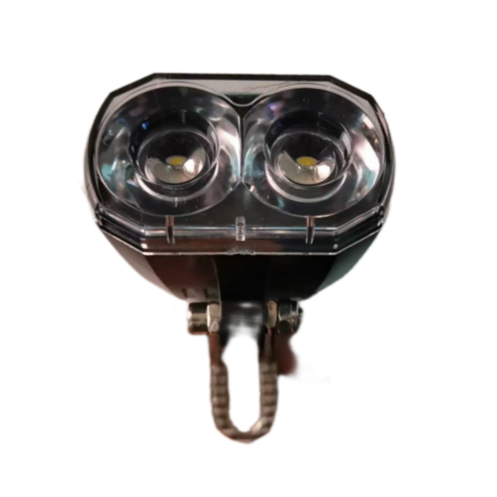 Nulkomma Ebike Headlight 36-48V LED Light for Night Riding Waterproof Long-cable Style