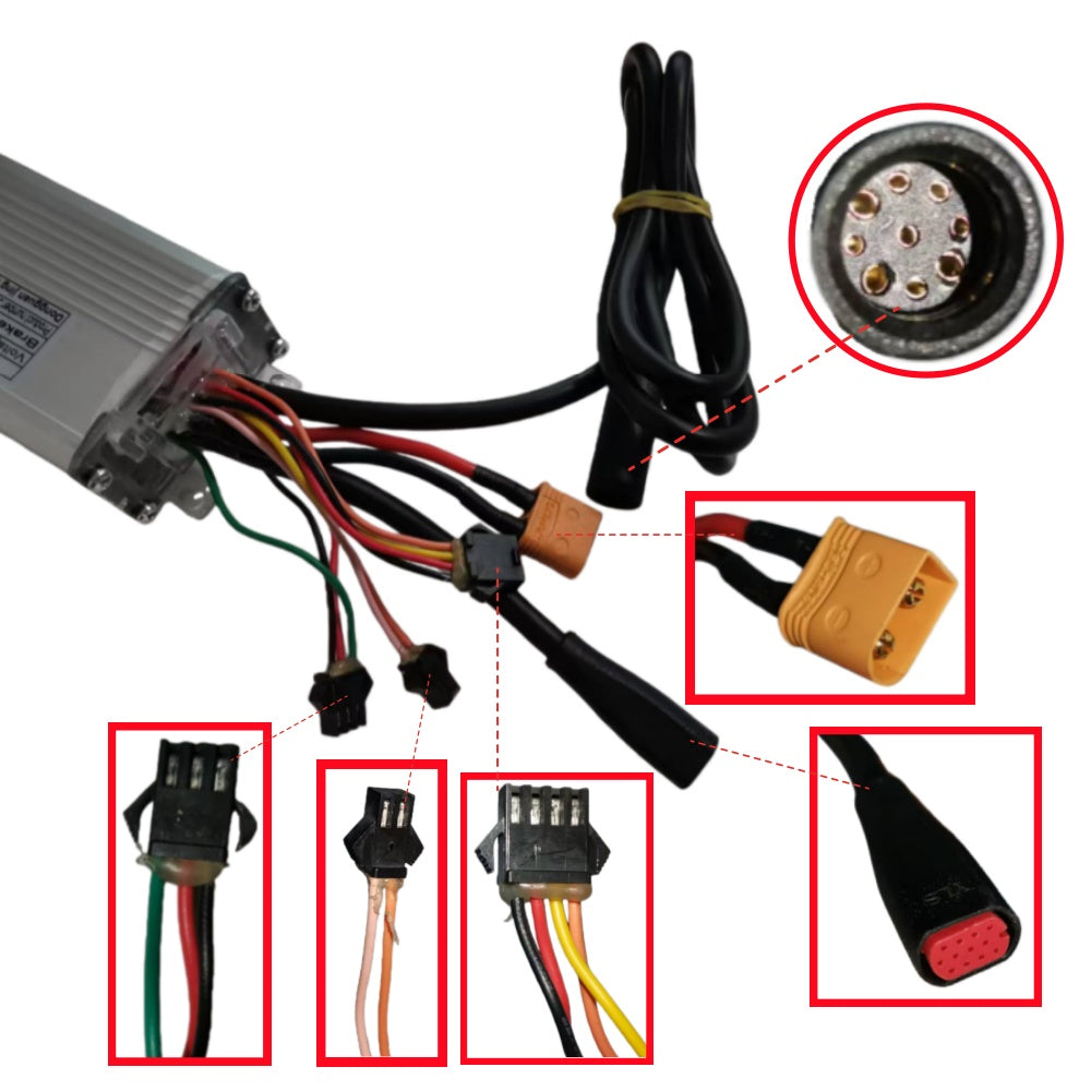 Nulkomma JH4AJ5118DZHTMT Brushless Motor Controller 48V 21A Ebike Controller