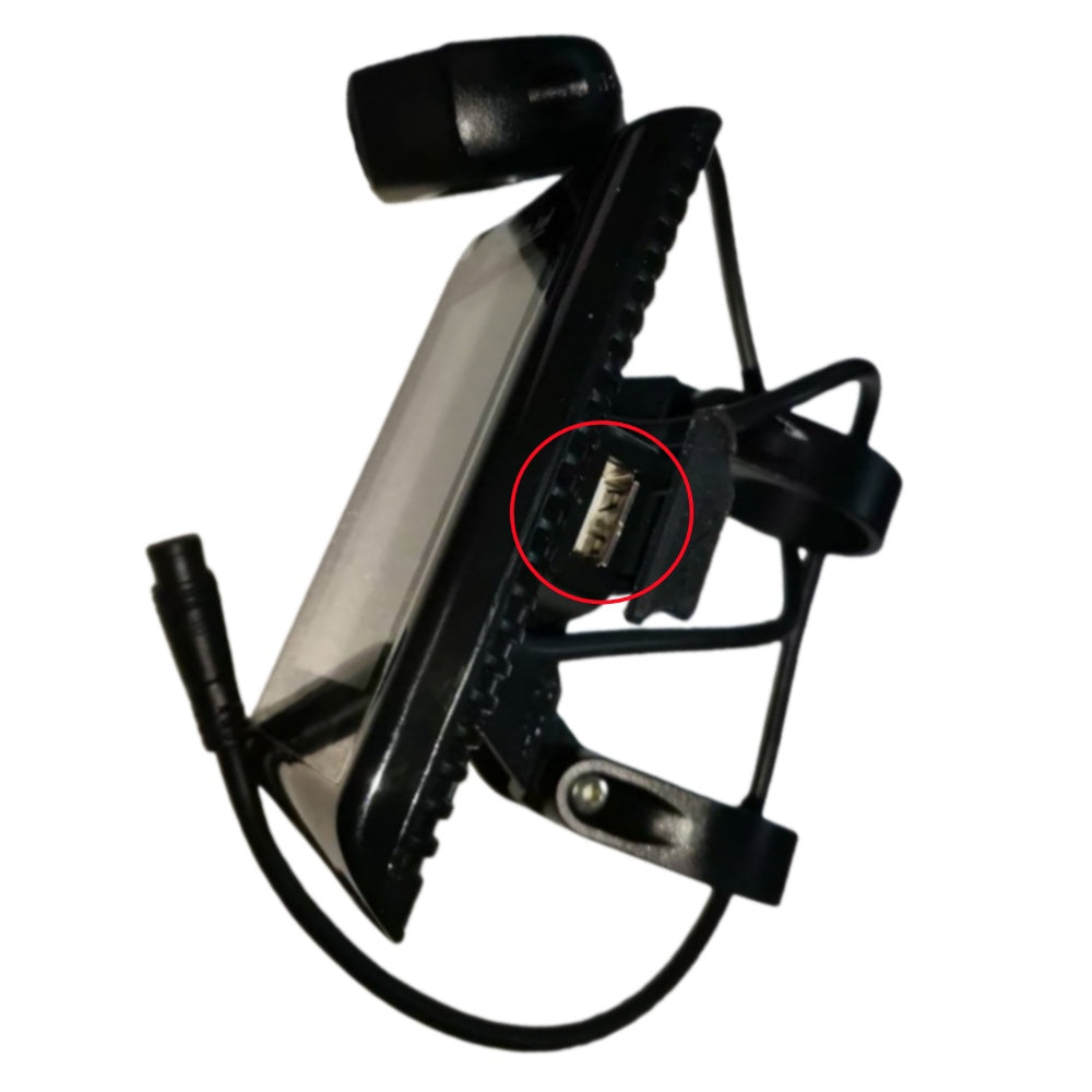 Nulkomma SW-LCD Display for FISCHER with USB charging port