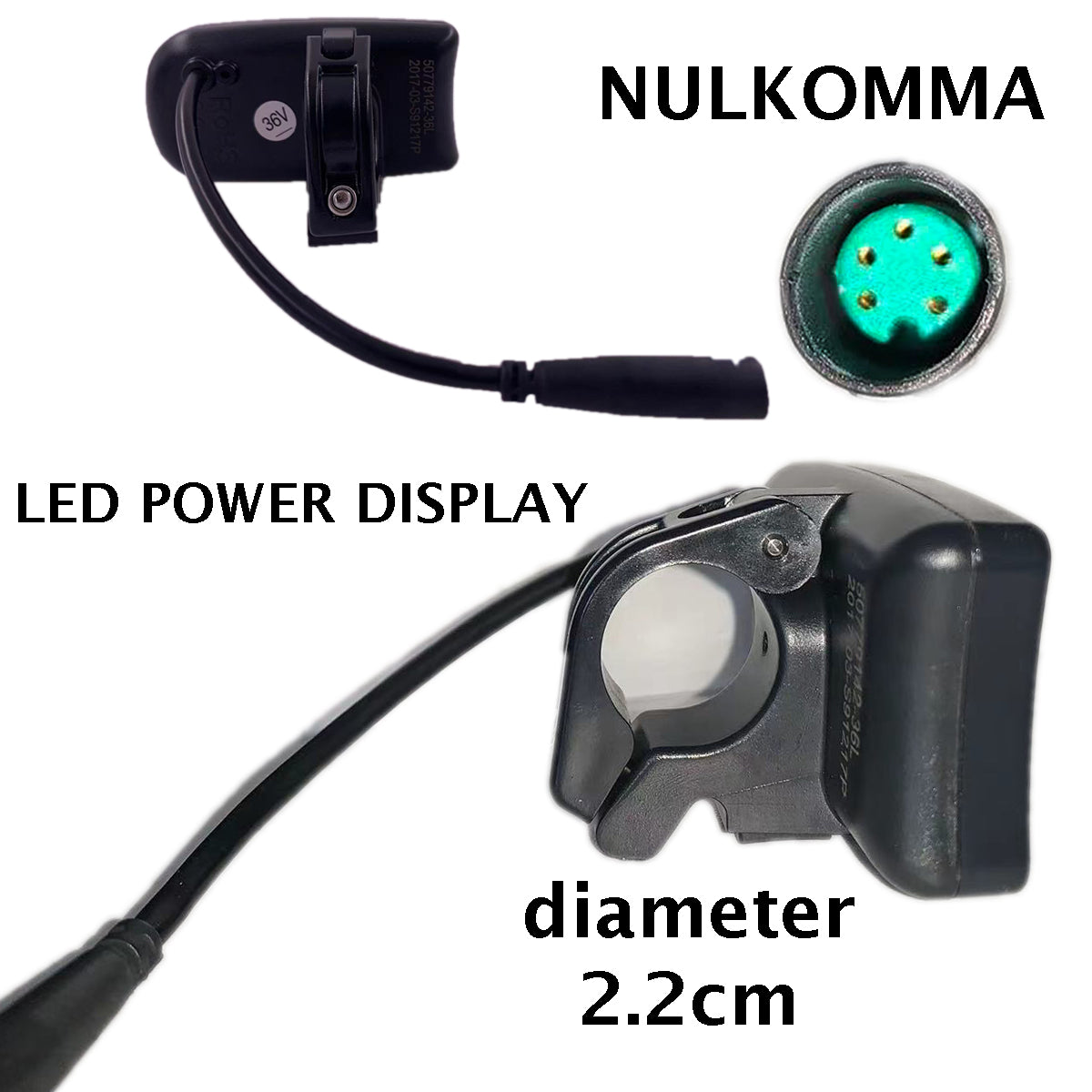 Neomouv Electric Bike LED Display 36V 5Pin