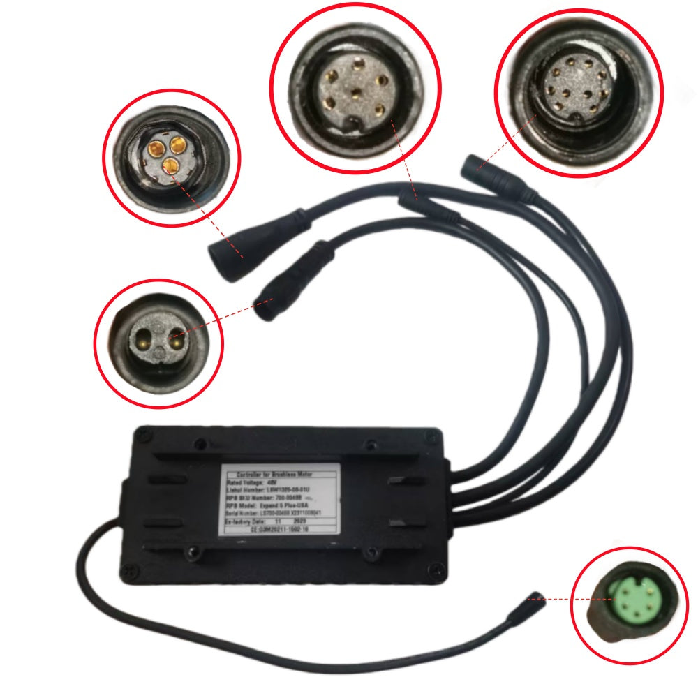Nulkomma LSW1325-06-01U Brushless Motor Controller 48V Expand 5 Plus-USA Ebike Controller