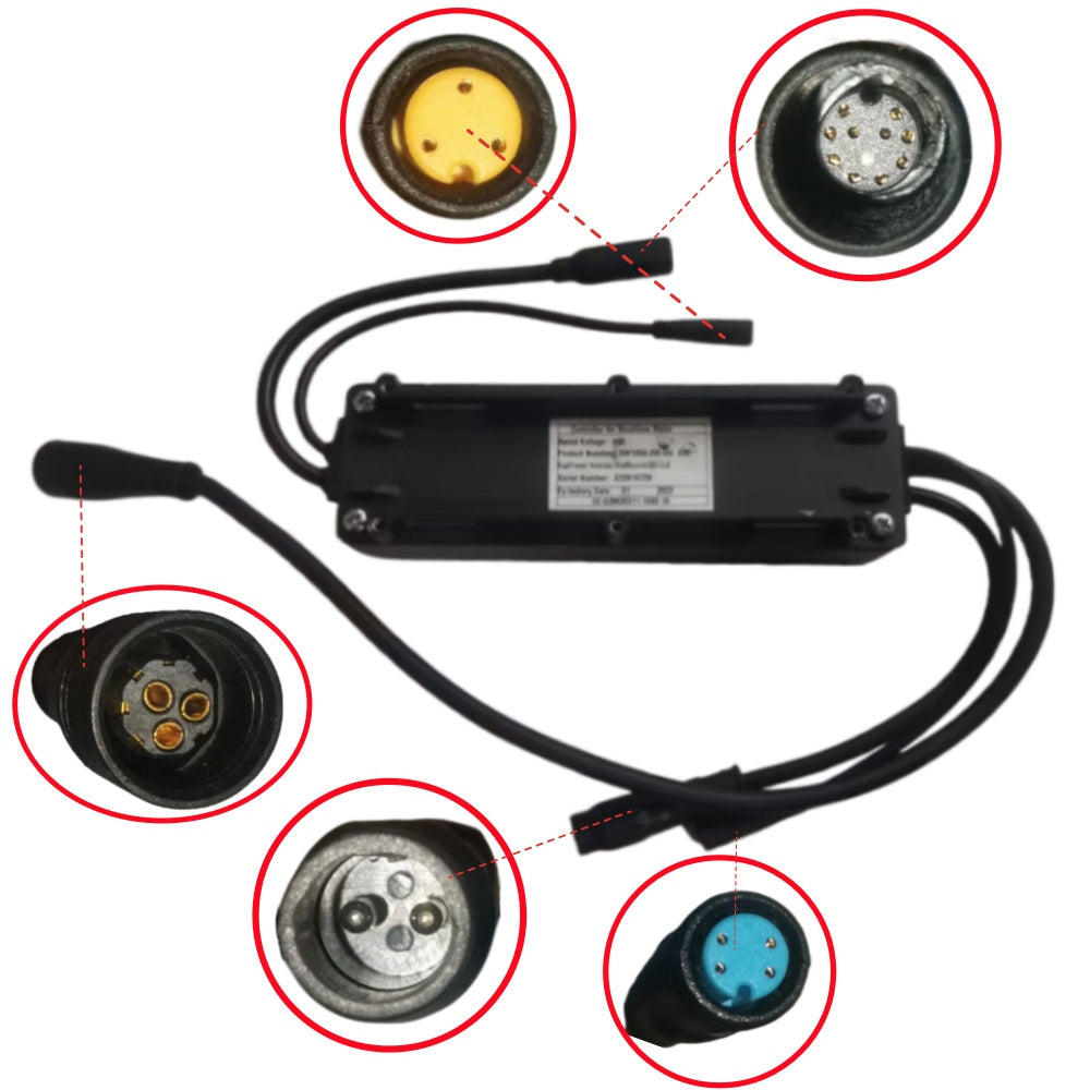 Nulkomma LSW1659-20F-EU 030 Brushless Motor Controller 48V RadRunner2(EU)-6 Ebike Controller
