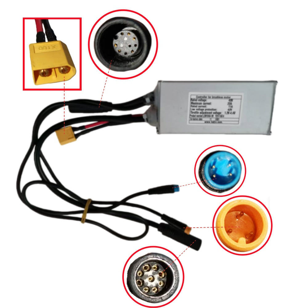 Nulkomma LSW1866-1M Brushless Motor Controller 48V 22A