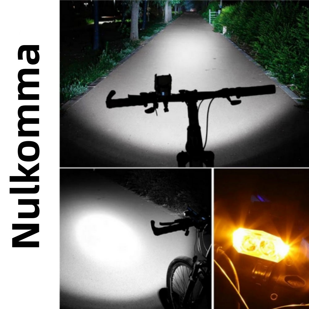 Nulkomma Ebike LED Light Ebike Headlight LED Front Light for Night Riding LED Light for Electric Bike Scooter