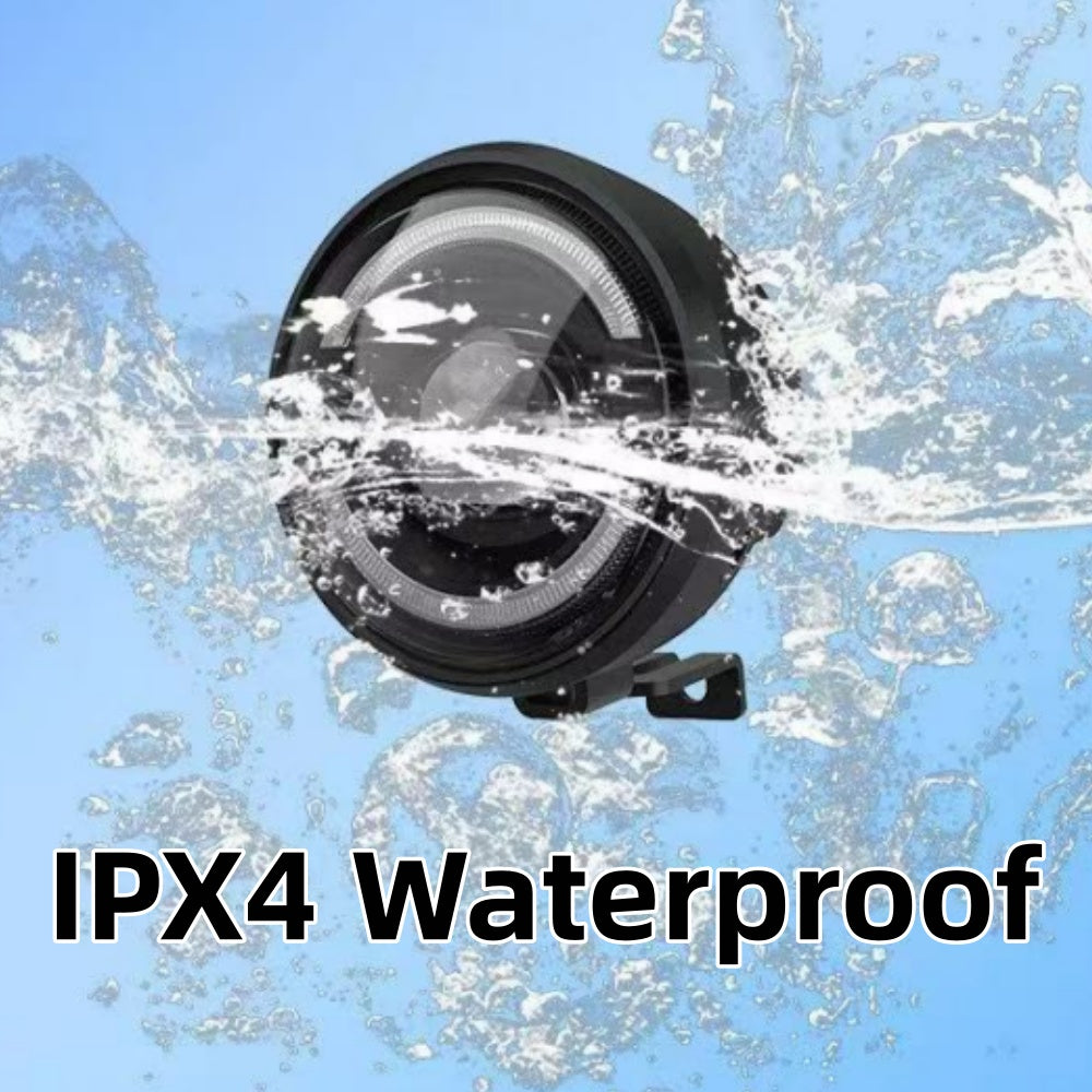 Nulkomma Ebike LED Light 36-60V Electric Bicycle Headlight with Horn