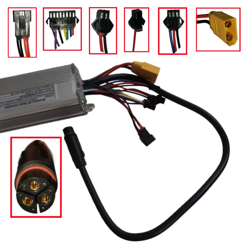 Nulkomma Brushless Motor Controller JH4AJ6057DZXW Ebike Controller DC48V 21A