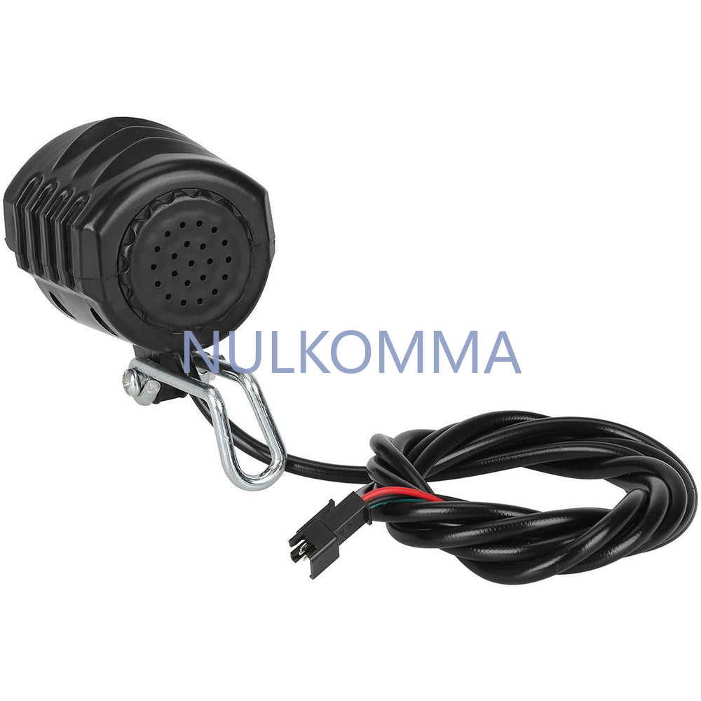 NULKOMMA E-bike LED Light Headlight lamp with Horn Front light 3Pin for Electric Bicycle Accessories 12V 24V 36V 48V 60V 72V