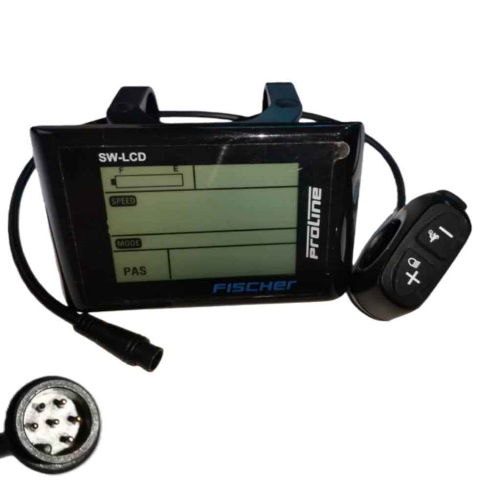 Nulkomma SW-LCD Display for FISCHER with USB charging port