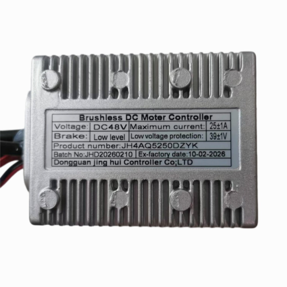 Nulkomma JH4AQ5250DZYK Ebike Controller DC48V 25A Ebike Brushless Motor Controller