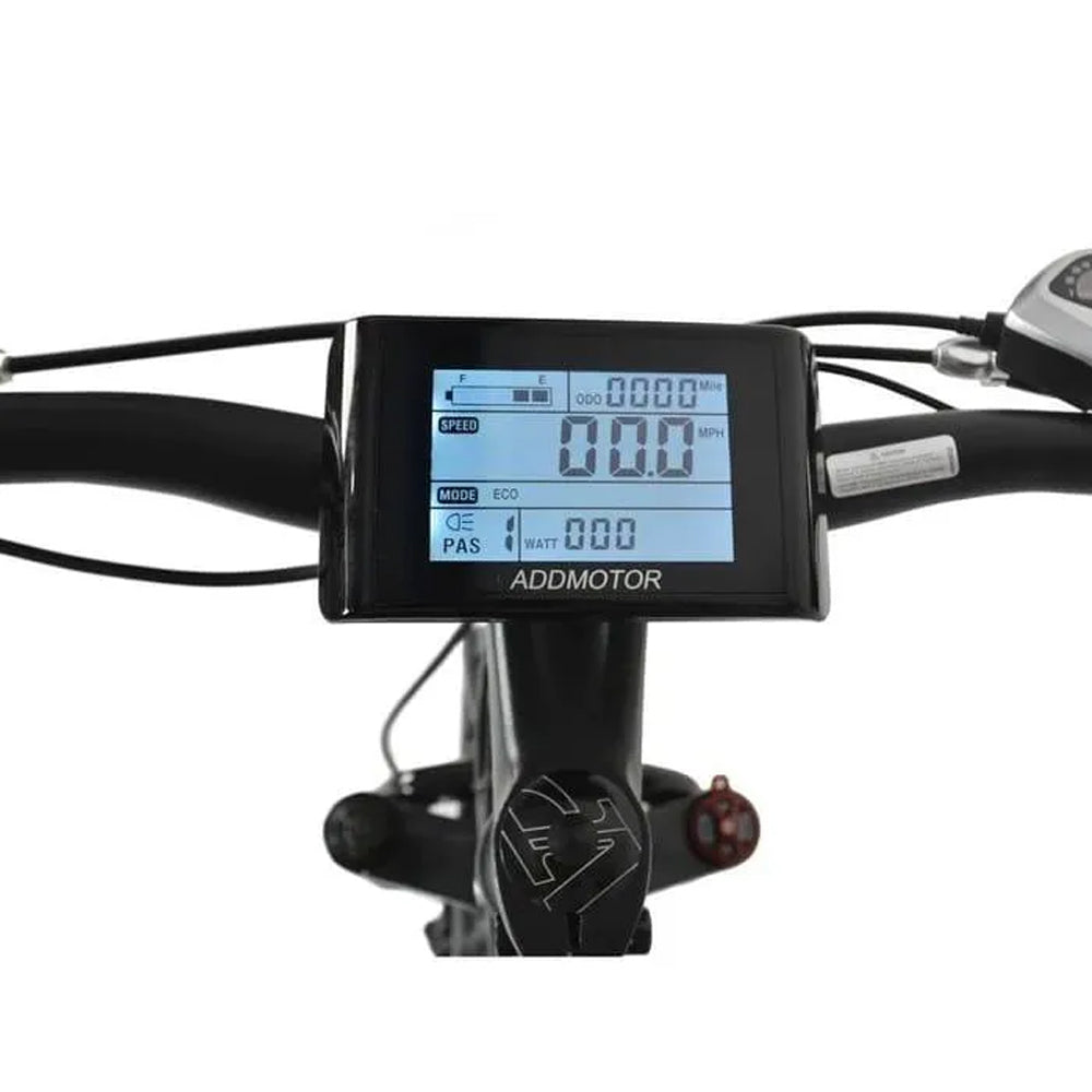 NULKOMMA ADDMOTOR LCD Display Meter 48V Ebike Conversion Kit Speed Control Panel Screen Electric Bicycle Computer Waterproof 5-pin Male Connector