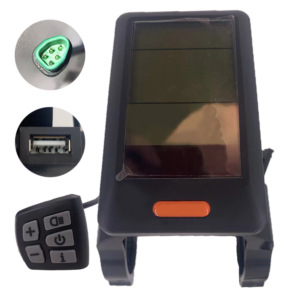 BAFANG MaxDrive DPC10 LCD Display Meter 36V USB Port