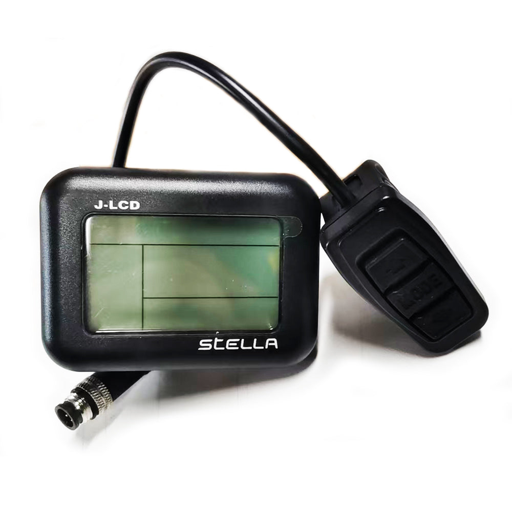 Stella J-LCD Electric Bike LCD Display Meter 36V E-bike Conversion Kit Screen Panel for Electric Bicycle Mountain Bike Scooter