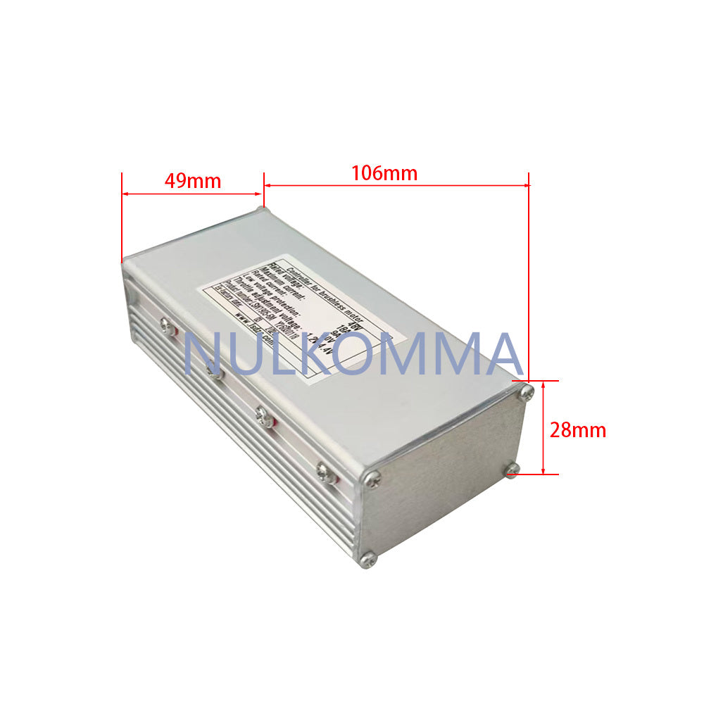 NULKOMMA Ebike Brushless Motor Controller LSW1905-6M 48V 18A Suitable for Electric Bicycles Scooters Fat-Tire Bikes Speed Controller