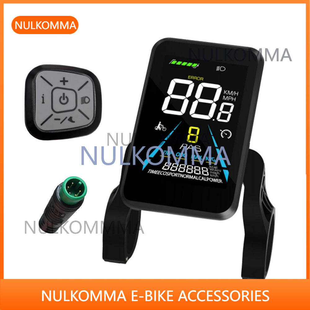 Elektrische Fiets Kleurenscherm Meter YL81F 36V 48V 52V 5pin Speed Controller Panel Voor Engwe ebike MTB Accessoires