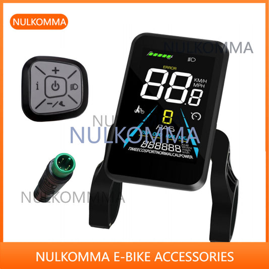 Elektrische Fiets Kleurenscherm Meter YL81F 36V 48V 52V 5pin Speed Controller Panel Voor Engwe ebike MTB Accessoires