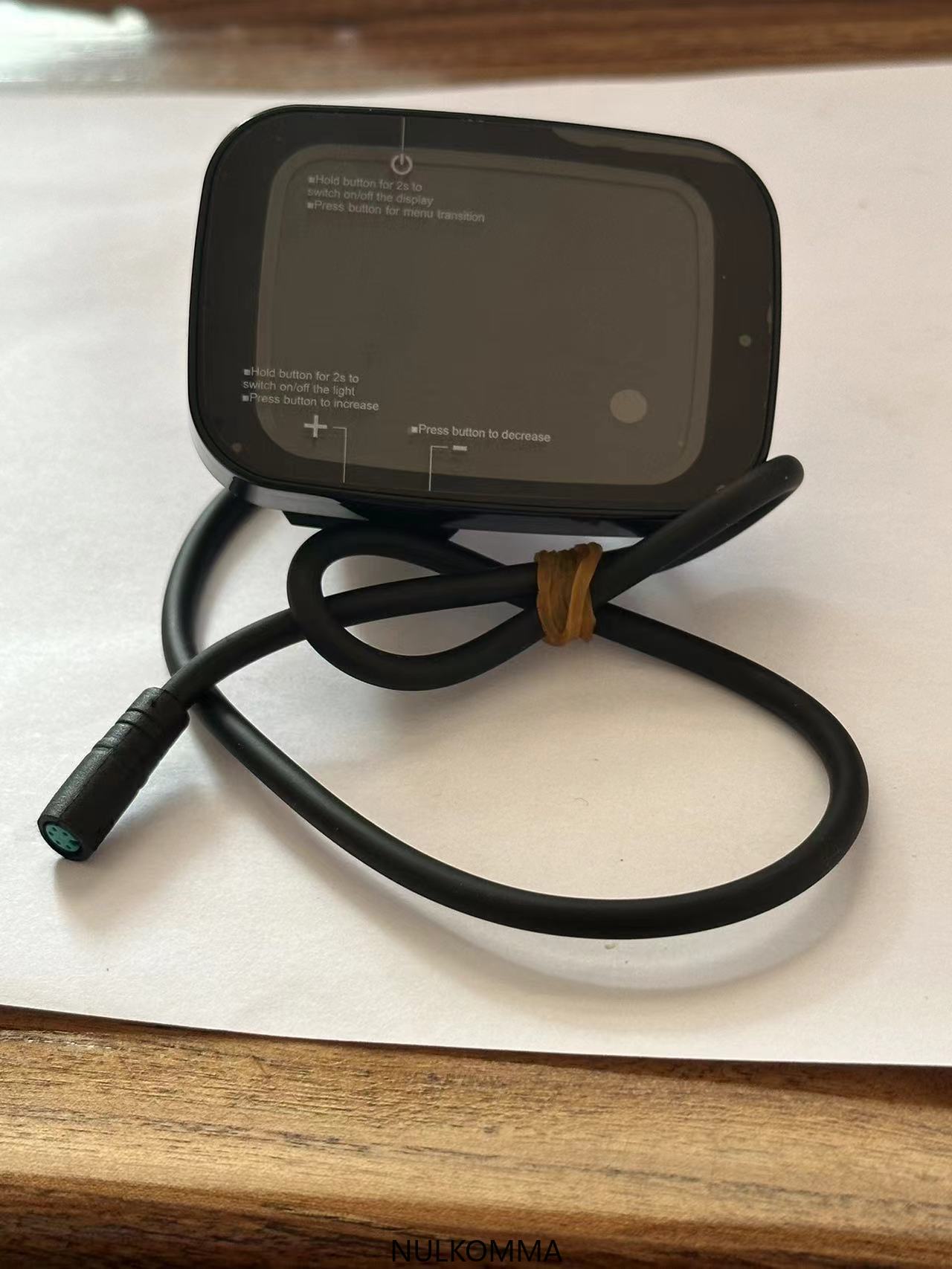 NULKOMMA Fatbike Display Screen Meter 5-hole Female for Ebike Speed Controller Speedometer Yolin YL81C 36V48V Engwe Bicycles Accessories