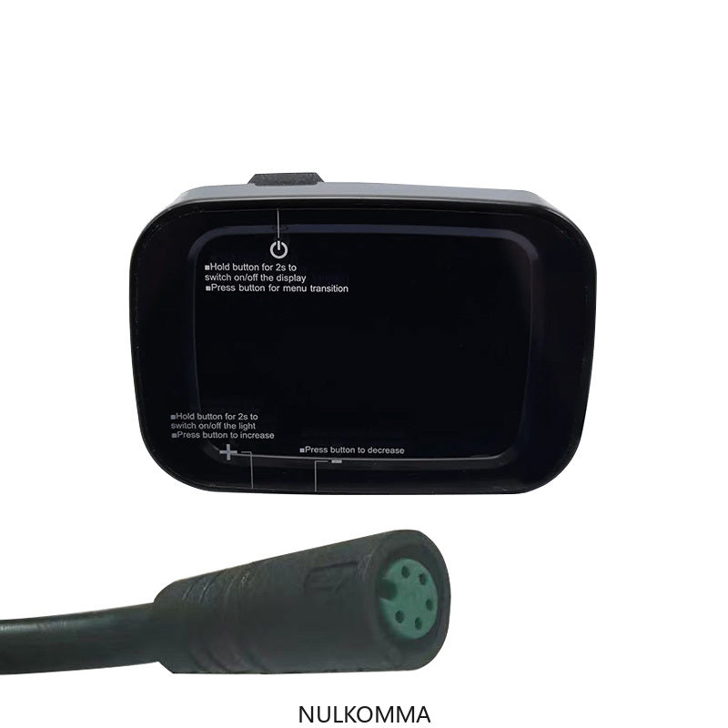 NULKOMMA Fatbike Display Screen Meter 5-hole Female for Ebike Speed Controller Speedometer Yolin YL81C 36V48V Engwe Bicycles Accessories