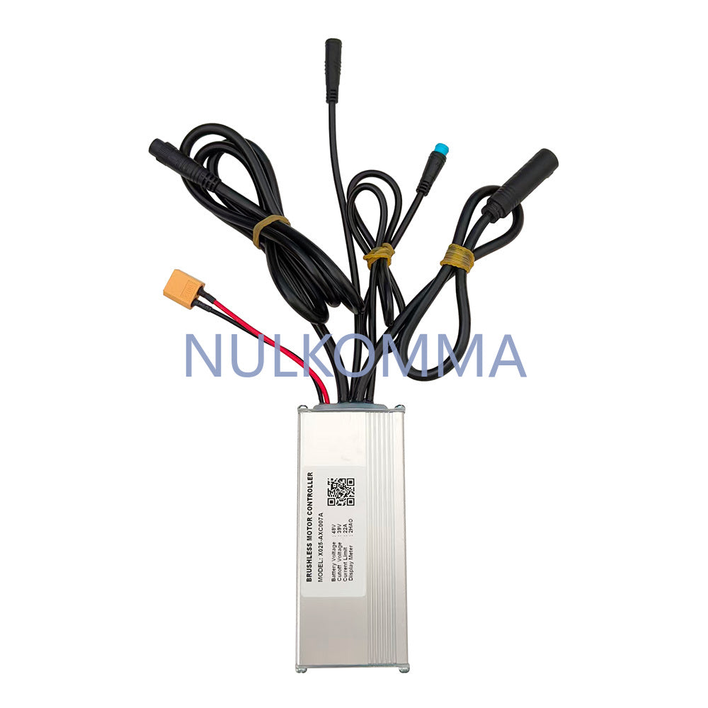 NULKOMMA Ebike Brushless Motor Controller 48V 22A Speed Controller for 2HAO General X025-AXC007A for Electric Bicycle Scooter Motorcycle