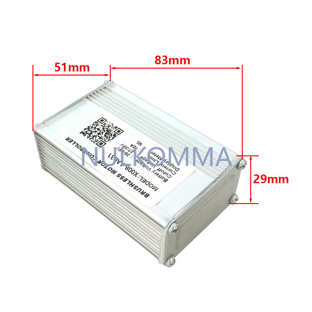 NULKOMMA Brushless Motor Controller X008-AA031 36/48V 12A E-Bike Scooter Universal E-Bike Conversion Kit Bicycle Speed Controller