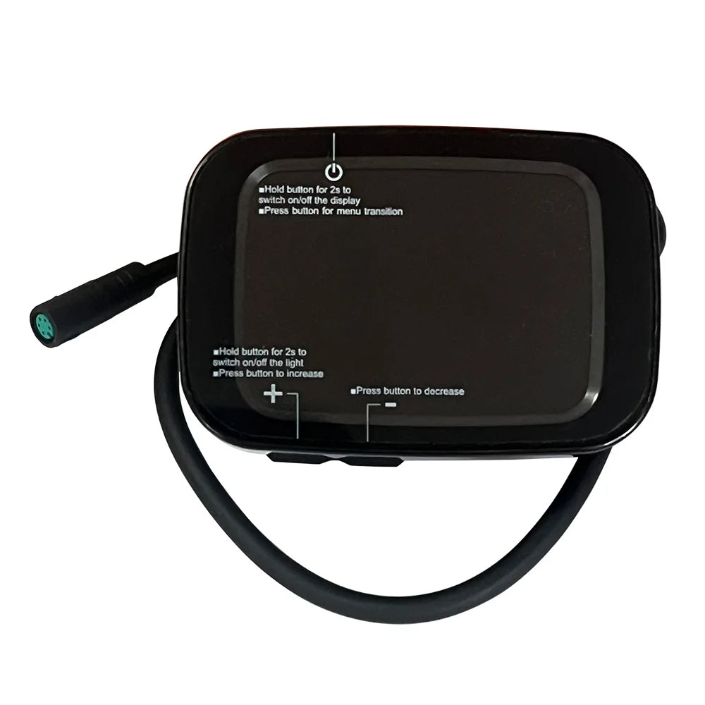 Nulkomma YL81C LCD Display Ebike Accessories 48V Bike Odometer for Electric Bike Variable Speed Bicycle Instrumentation Yolin