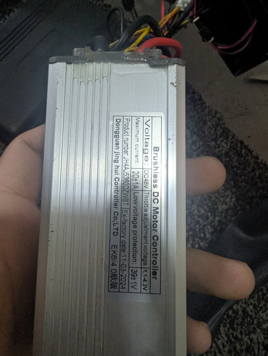 Nulkomma JH4AJ5360DZWBT Brushless Motor Controller 48V 20A Ebike Controller
