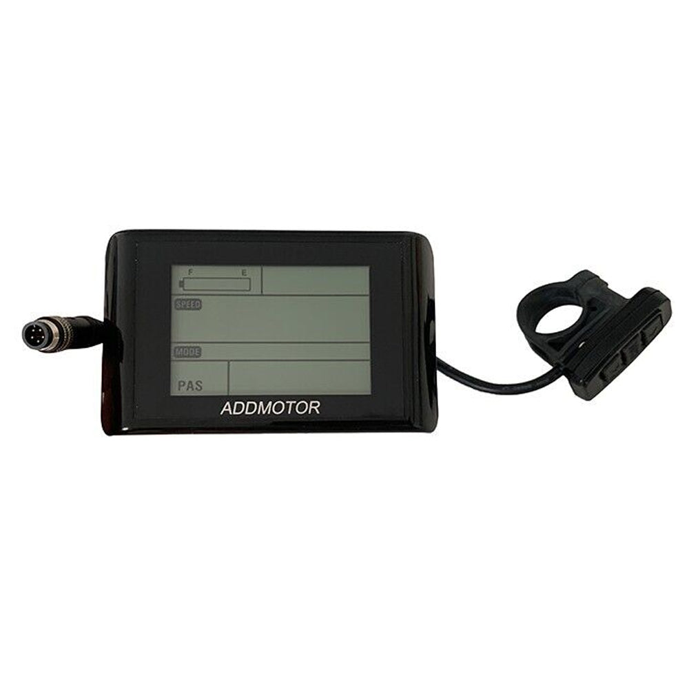 NULKOMMA ADDMOTOR LCD Display Meter 48V Ebike Conversion Kit Speed Control Panel Screen Electric Bicycle Computer Waterproof 5-pin Male Connector