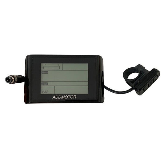 NULKOMMA ADDMOTOR LCD Display Meter 48V Ebike Conversion Kit Speed Control Panel Screen Electric Bicycle Computer Waterproof 5-pin Male Connector
