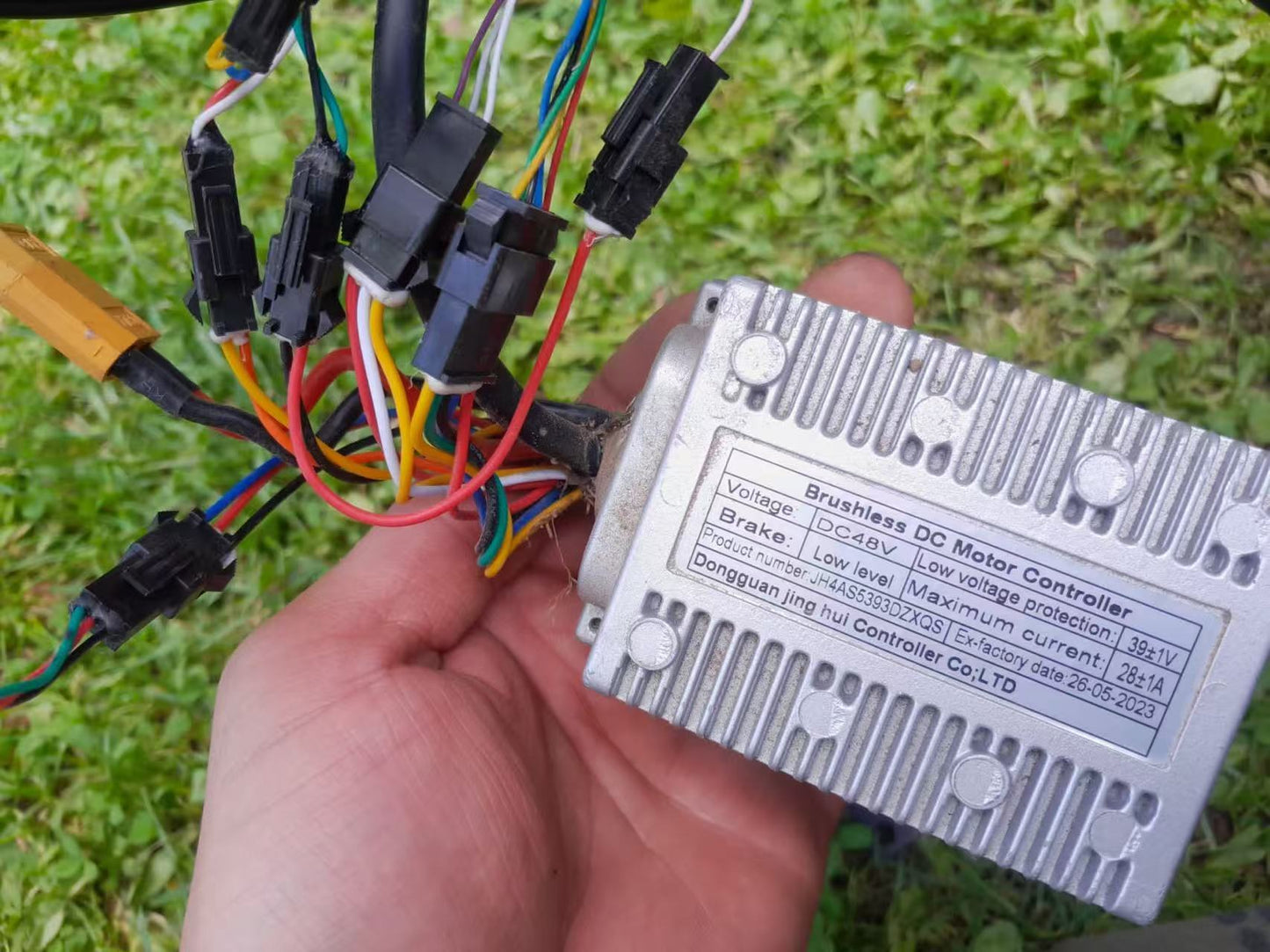 Nulkomma Brushless Motor Controller JH4AS5393DZXQS 48V 28A for Electric Scooters Speed Parts MTB Accessories Speed Controller