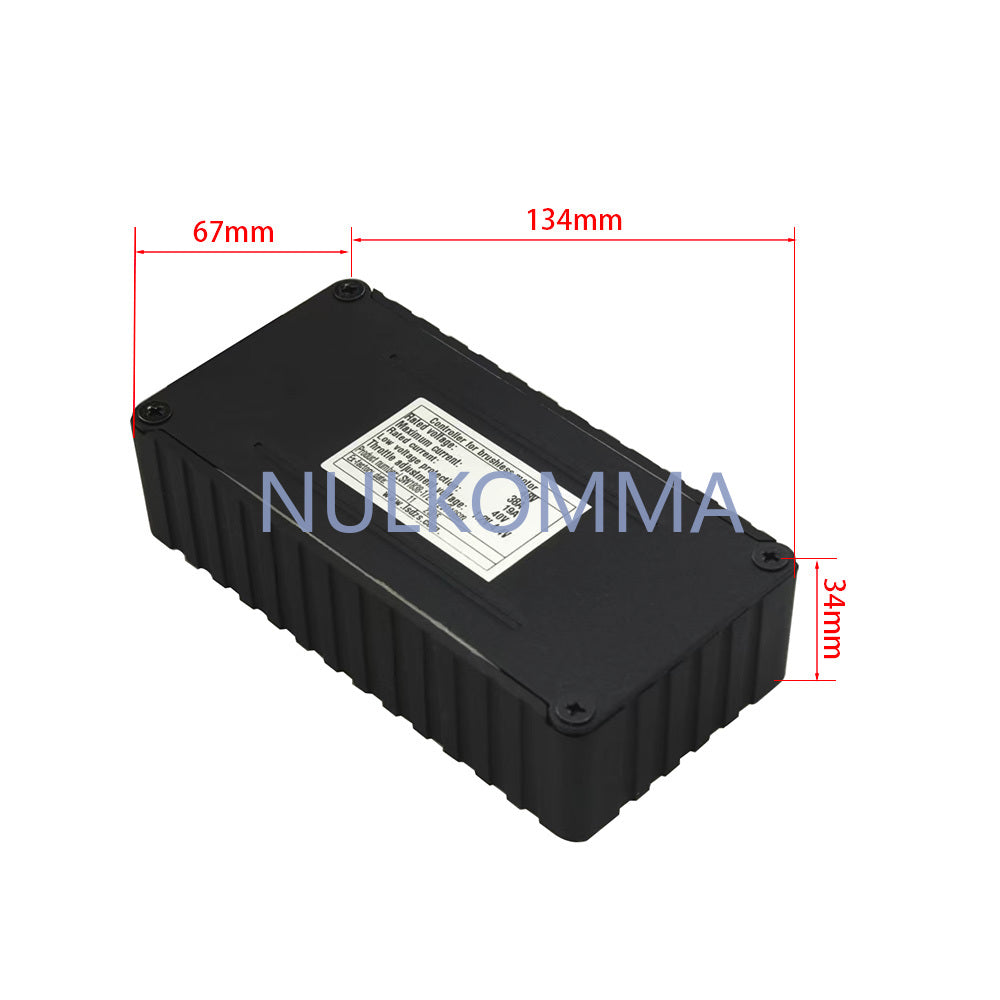 NULKOMMA Ebike Brushless Motor Controller LSW1838-17E 48V 38A Suitable for Electric Bicycles Scooters Fat-Tire Bikes Speed Controller