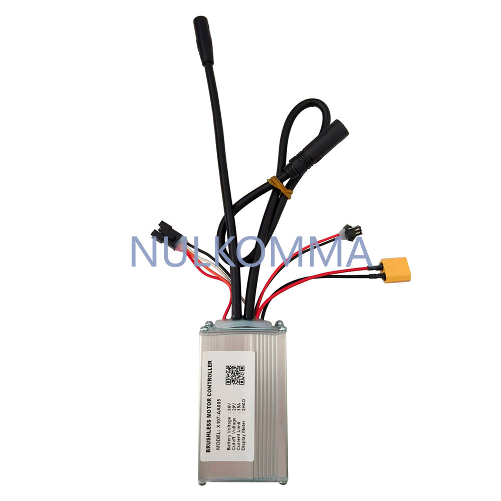 NULKOMMA Ebike Brushless Motor Controller 36V 15A Speed Controller X107-AA005 2HAO for Electric Bicycle Scooter Motorcycle