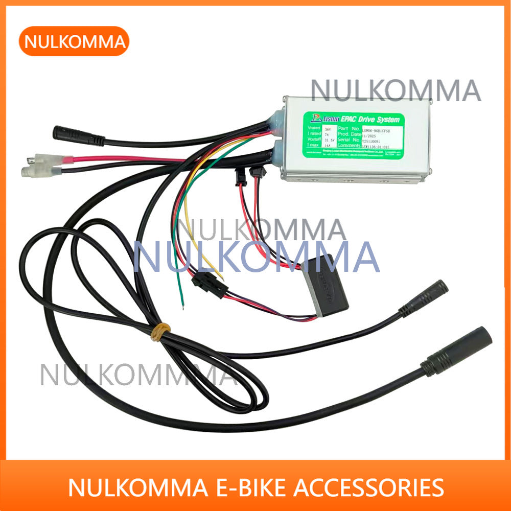 NULKOMMA Ebike Brushless Motor Controller LSW1136-01-01E 36V 14A Suitable for Electric Bicycles Scooters Fat-Tire Bikes Speed Controller